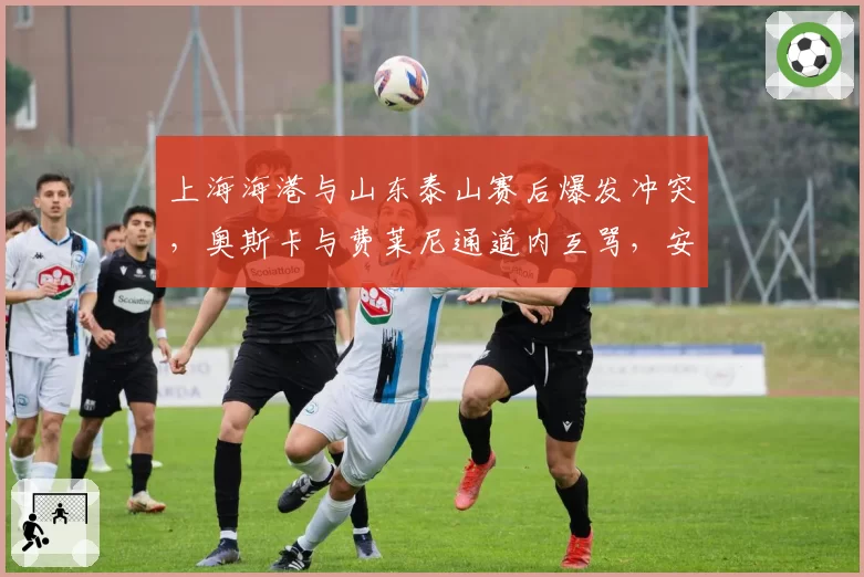 上海海港与山东泰山赛后爆发冲突，奥斯卡与费莱尼通道内互骂，安保紧急介入